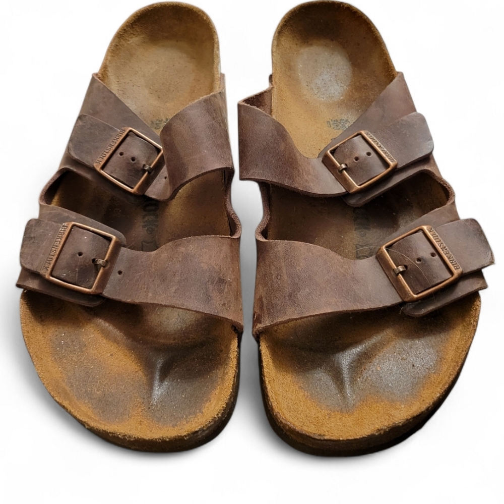 Birkenstock Tan Footbed Sandals